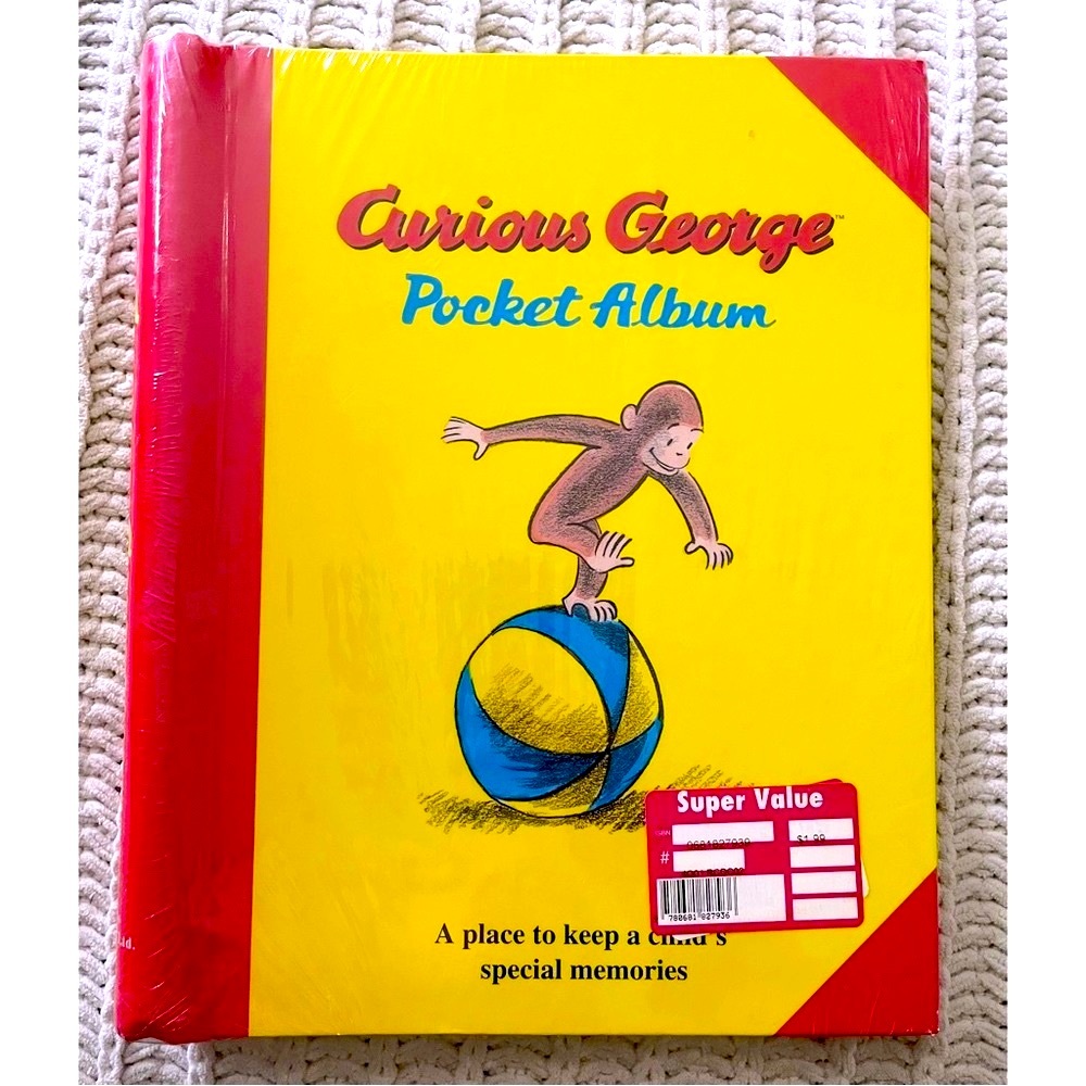 💛🐒BRAND NEW Curious George Children’s Storybook Photo Album🐒💛